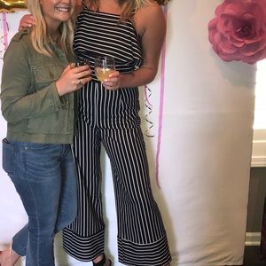 Leith striped jumpsuit